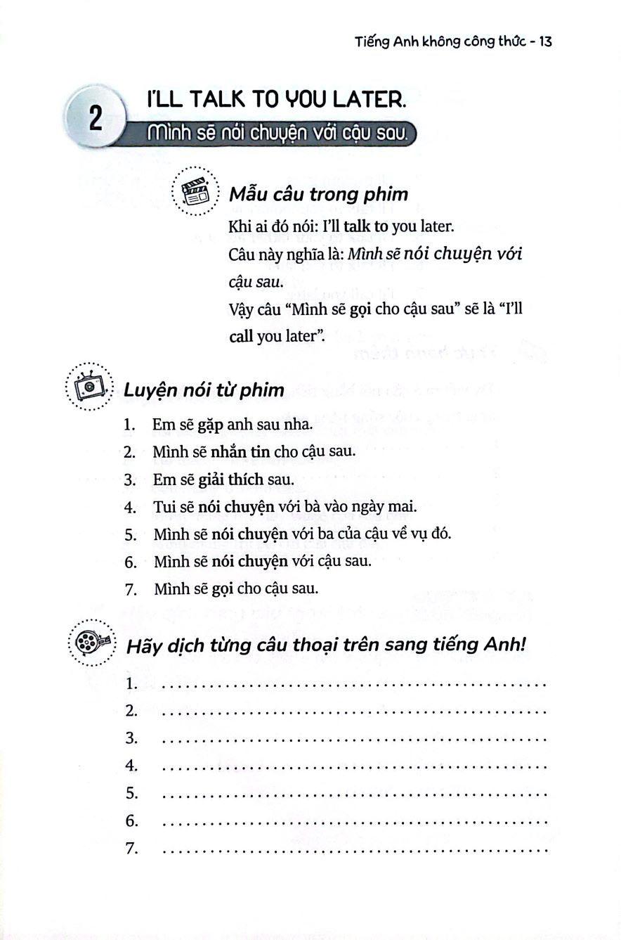 Sách - Tiếng Anh Không Công Thức - Nhập Vai Nói Không Sai