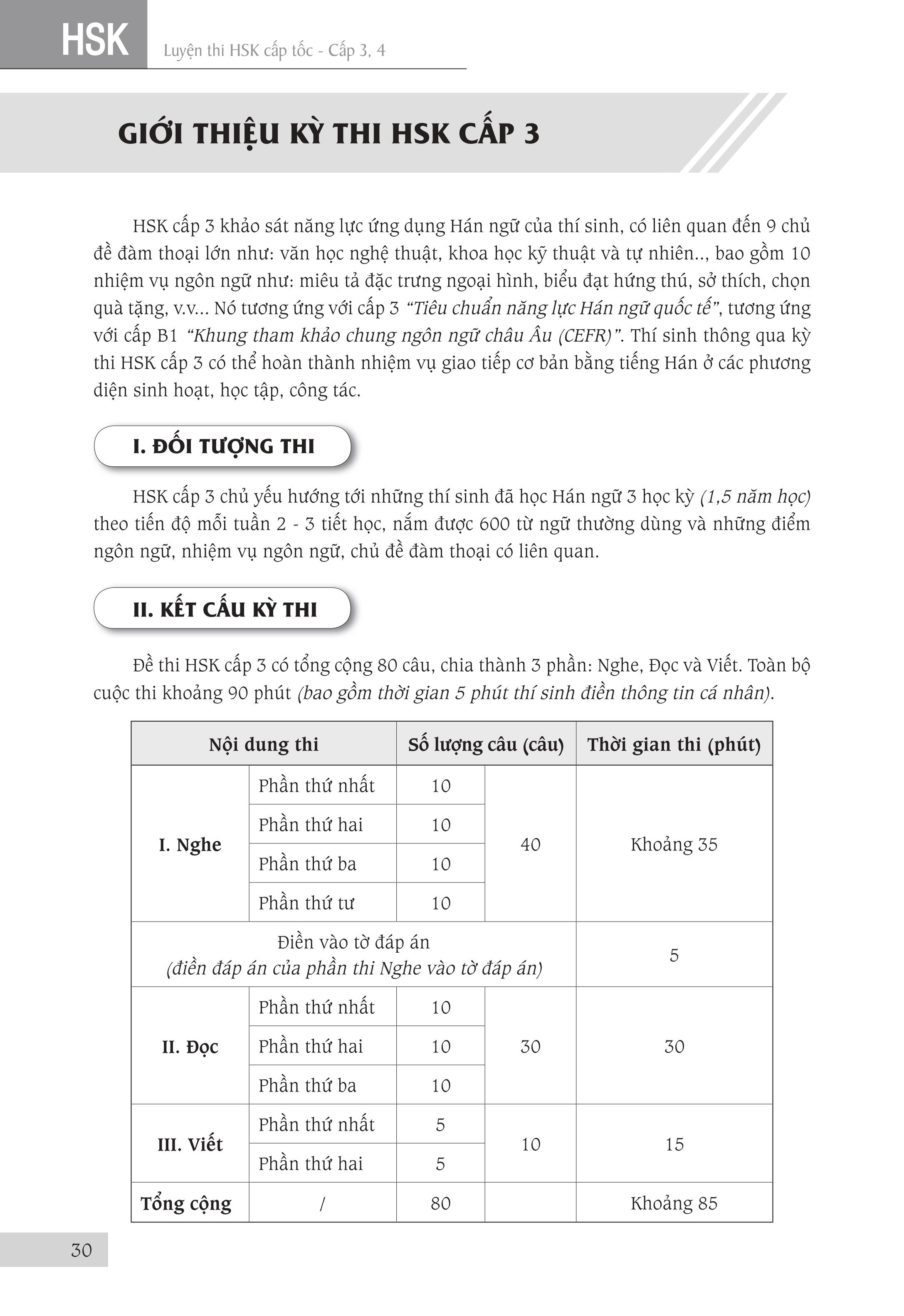 Sách - combo: Luyện thi HSK cấp tốc tập 2 (tương đương HSK 3+4 kèm CD) + 999 bức thư viết cho chính mình song ngữ Trung việt có phiên âm mp3 nghe + DVD tài liệu