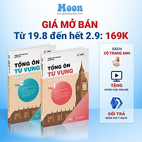 Sách Tổng ôn từ vựng tiếng anh cô Trang Anh Moonbook