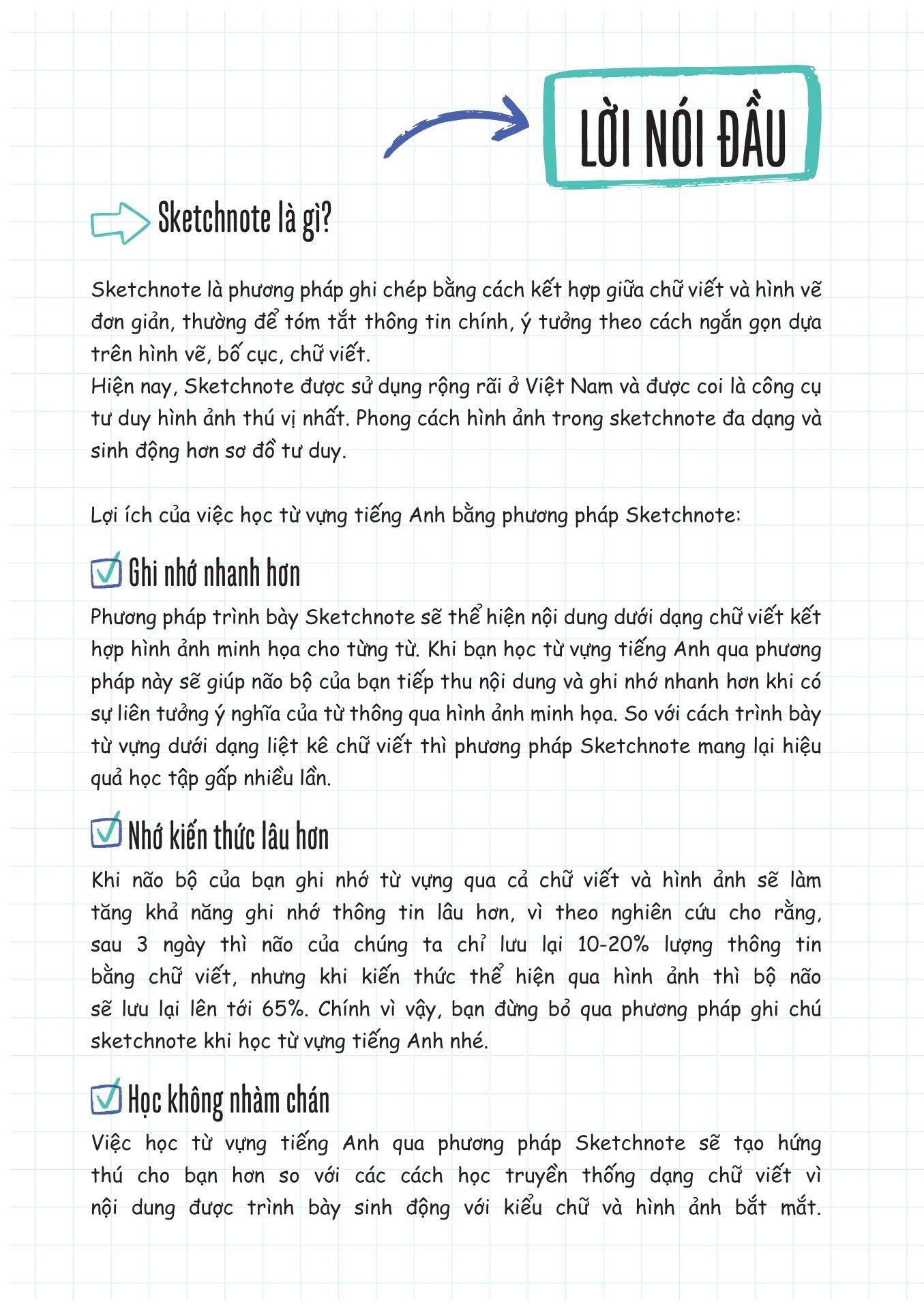 Sketchnote English Vocabulary