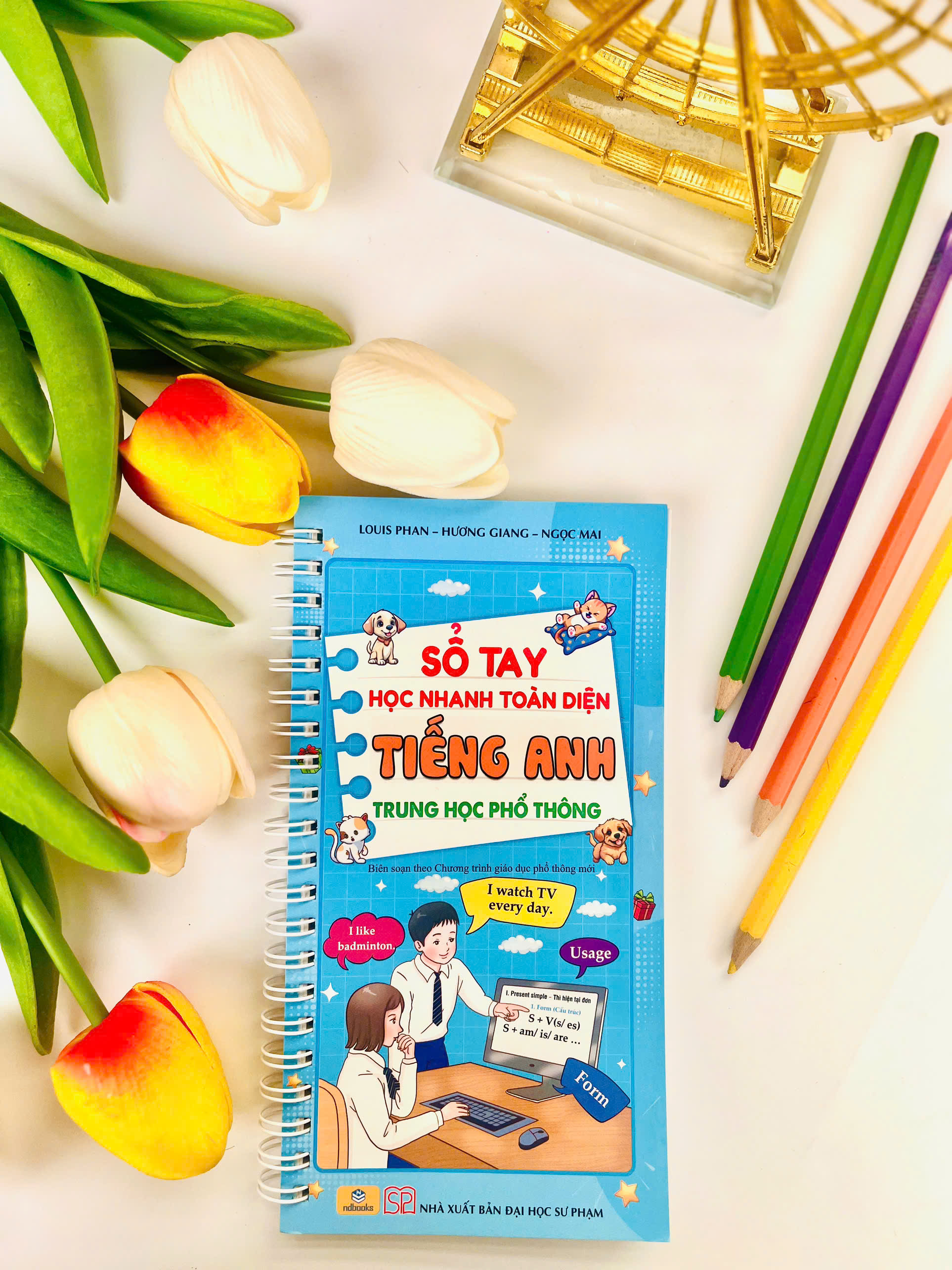 Sách - Sổ Tay Học Nhanh Toàn Diện Tiếng Anh Trung Học Phổ Thông - ndbooks