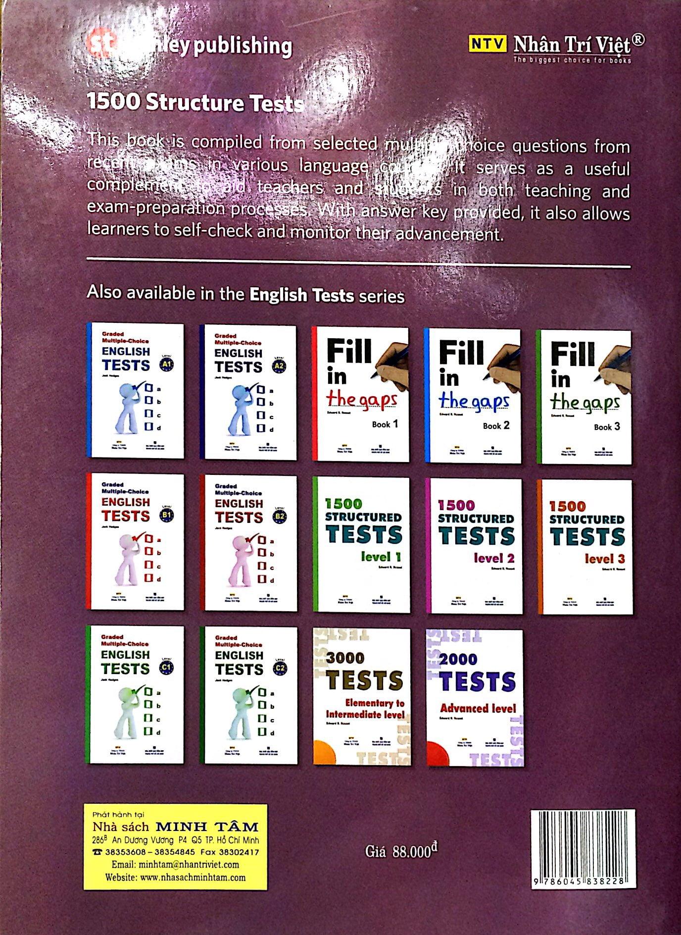 1500 Structured Tests Leve 2 (Không CD)