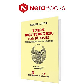 Ý Niệm Hiện Tượng Học - Năm Bài Giảng (Bìa Cứng)