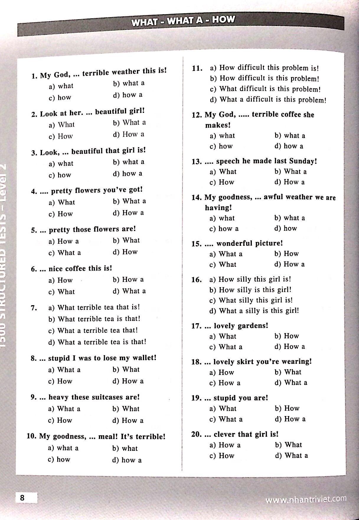 1500 Structured Tests Leve 2 (Không CD)