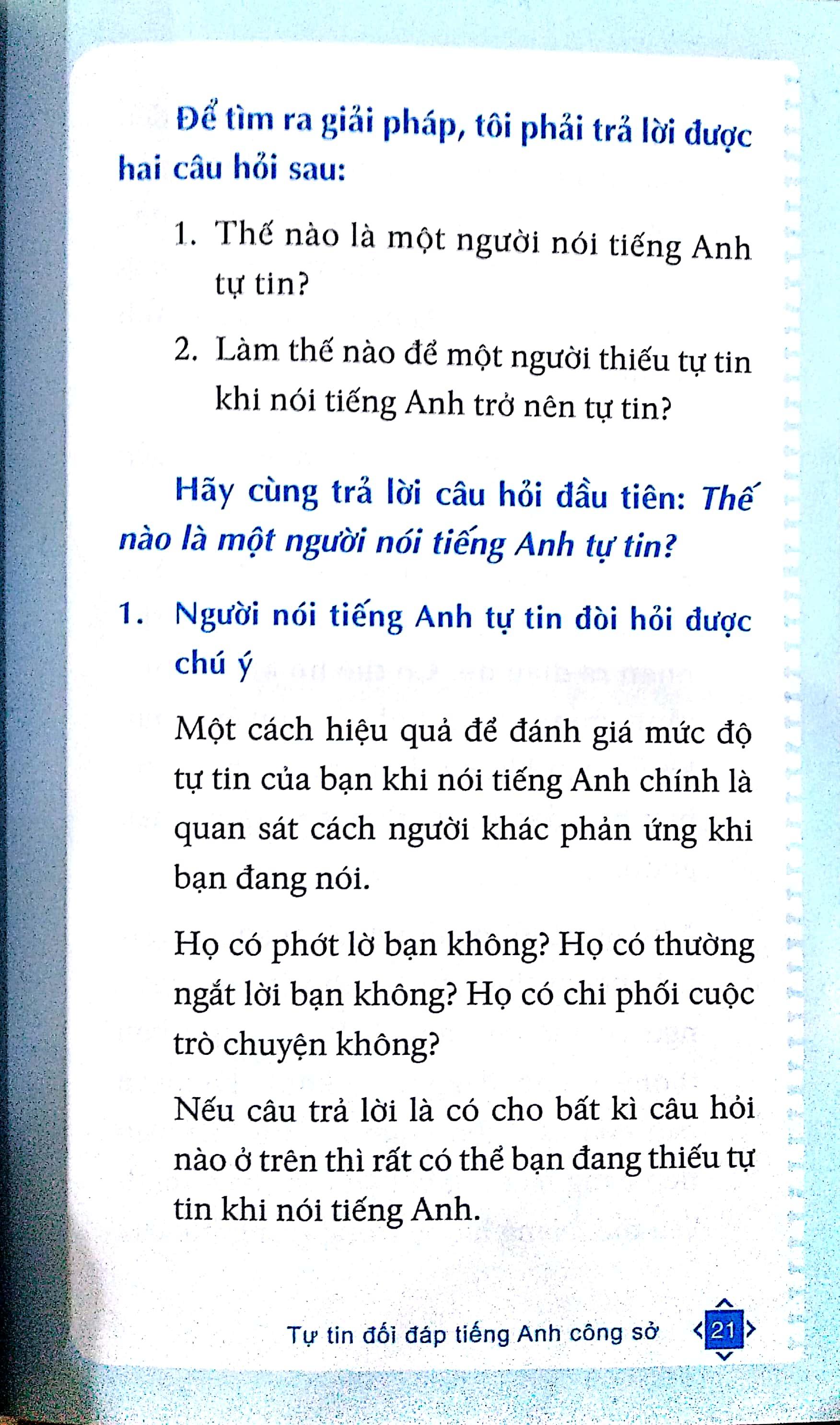 Tự Tin Đối Đáp Tiếng Anh Công Sở