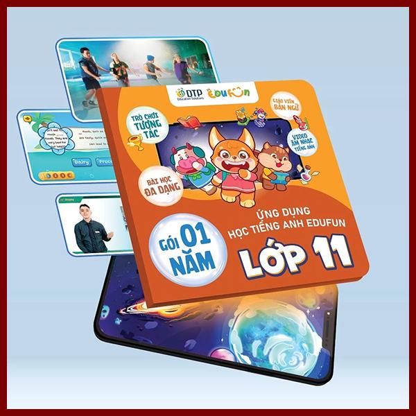 Gói Edufun Premium Level 11 (Thẻ Học Tiếng Anh EDUFUN + Tặng Kèm Sách Học Sinh, Sách Bài Tập, 2 Cuốn Truyện)