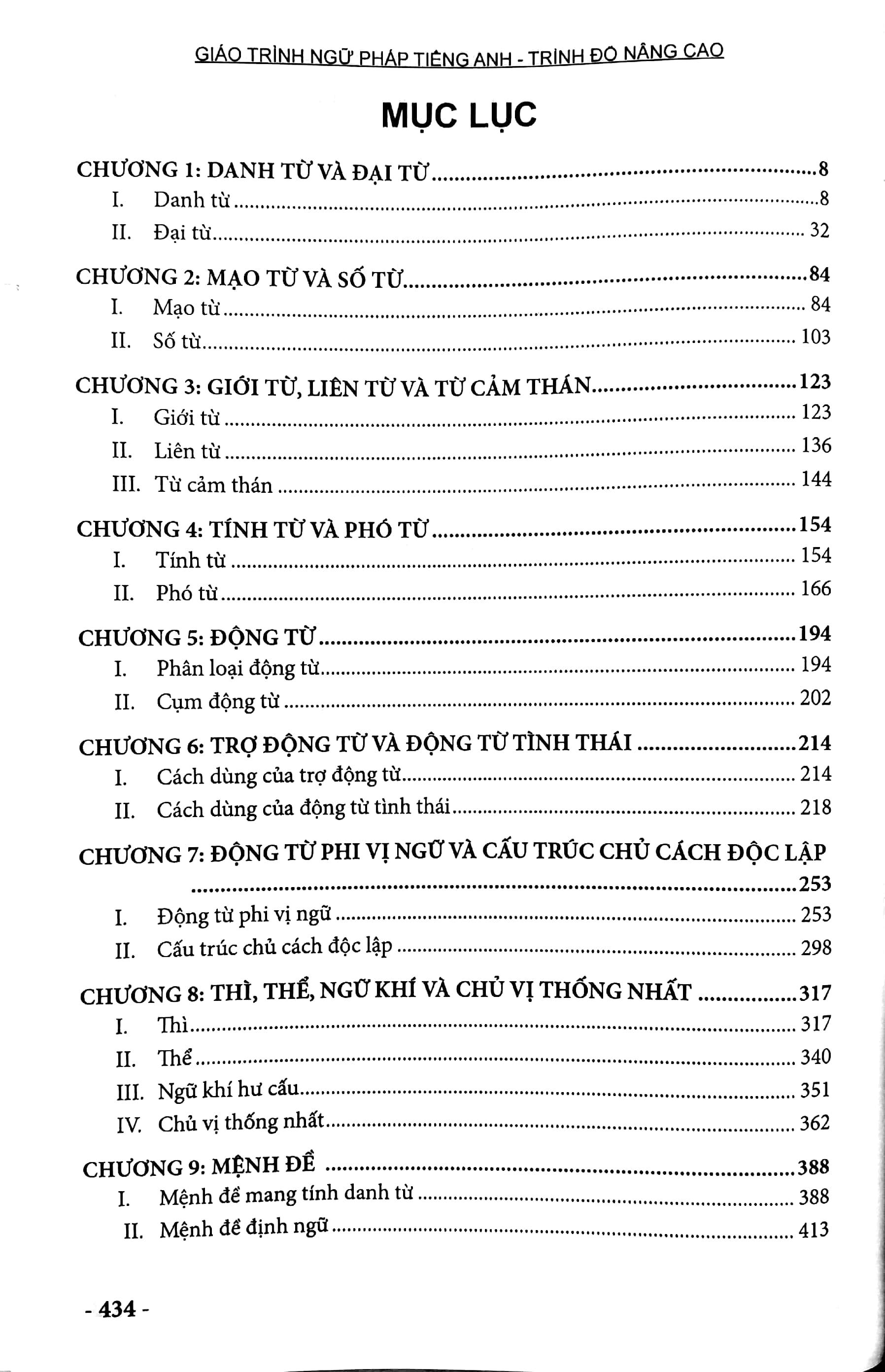 Giáo Trình Ngữ Pháp Tiếng Anh - Trình Độ Nâng Cao