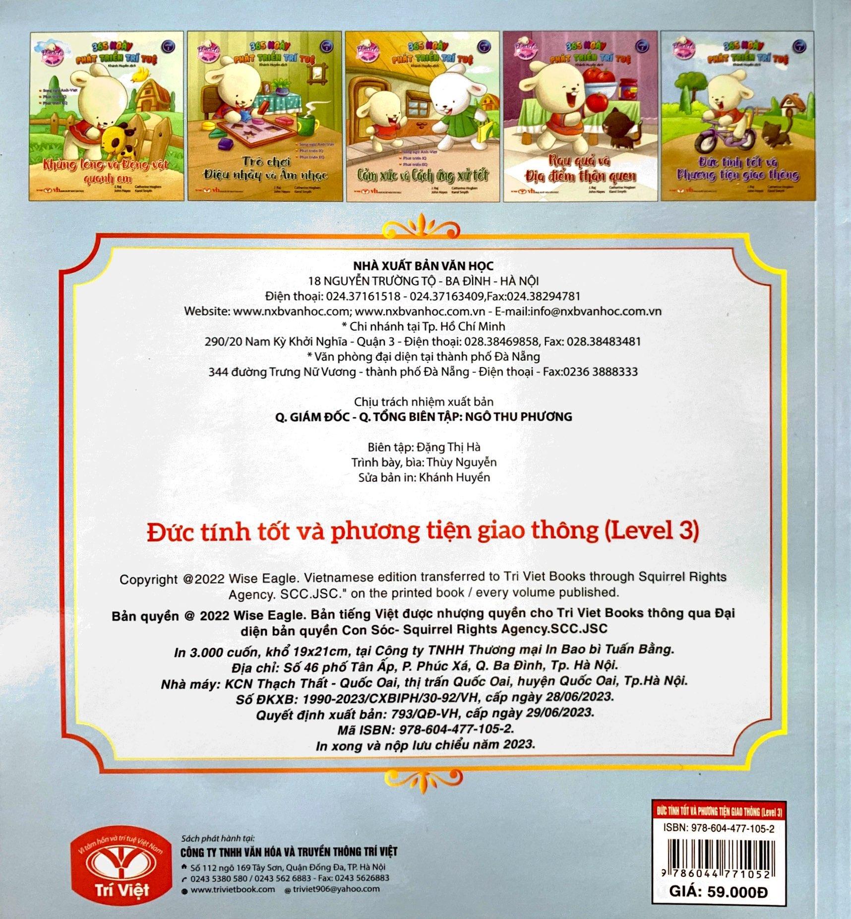 Brady Siêu Đỉnh - 365 Ngày Phát Triển Trí Tuệ - Level 3 - Đức Tính Tốt Và Phương Tiện Giao Thông