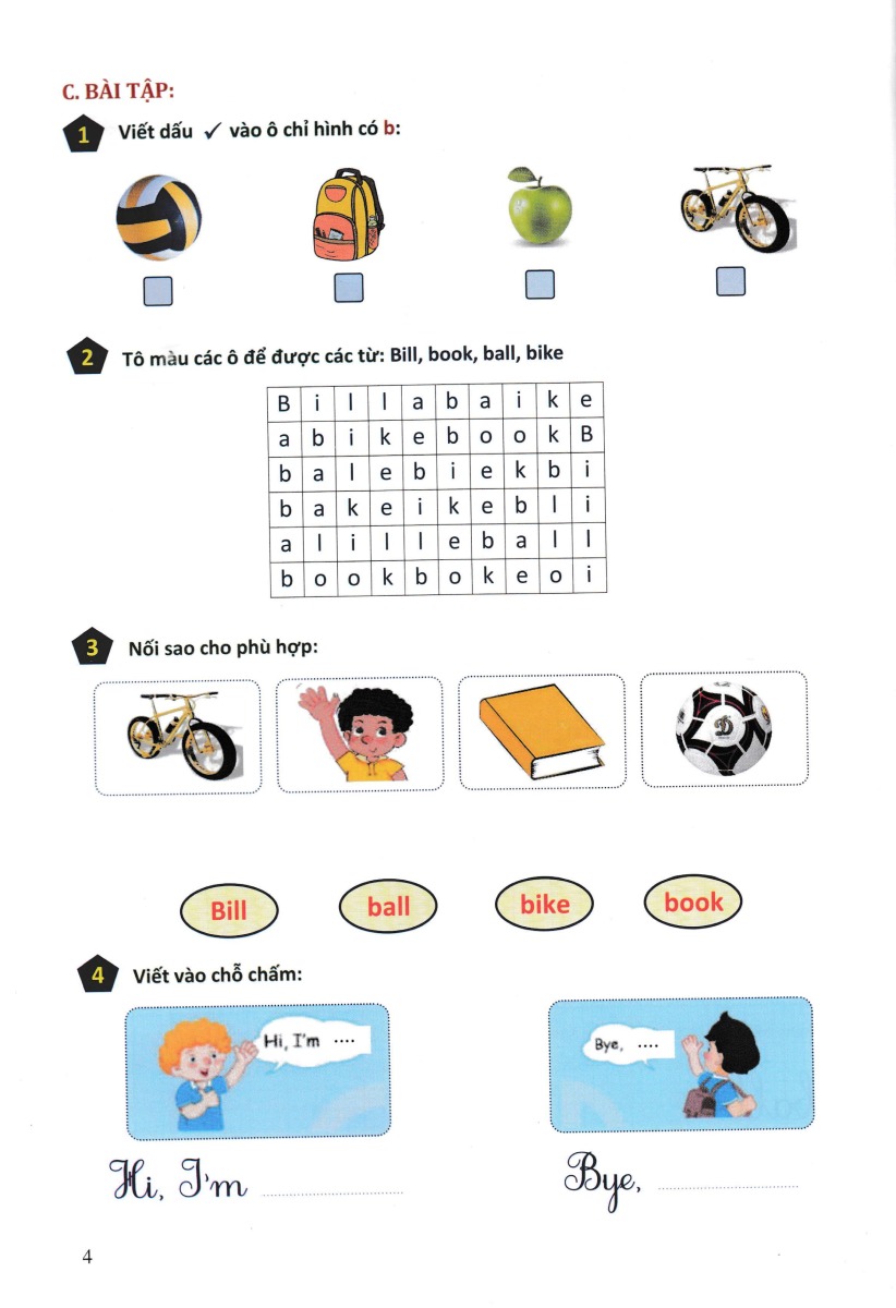 Phiếu Bài Tập Cuối Tuần Tiếng Anh 1 (Biên Soạn Theo Nội Dung Bộ Sách Kết Nối Tri Thức Với Cuộc Sống) - KV