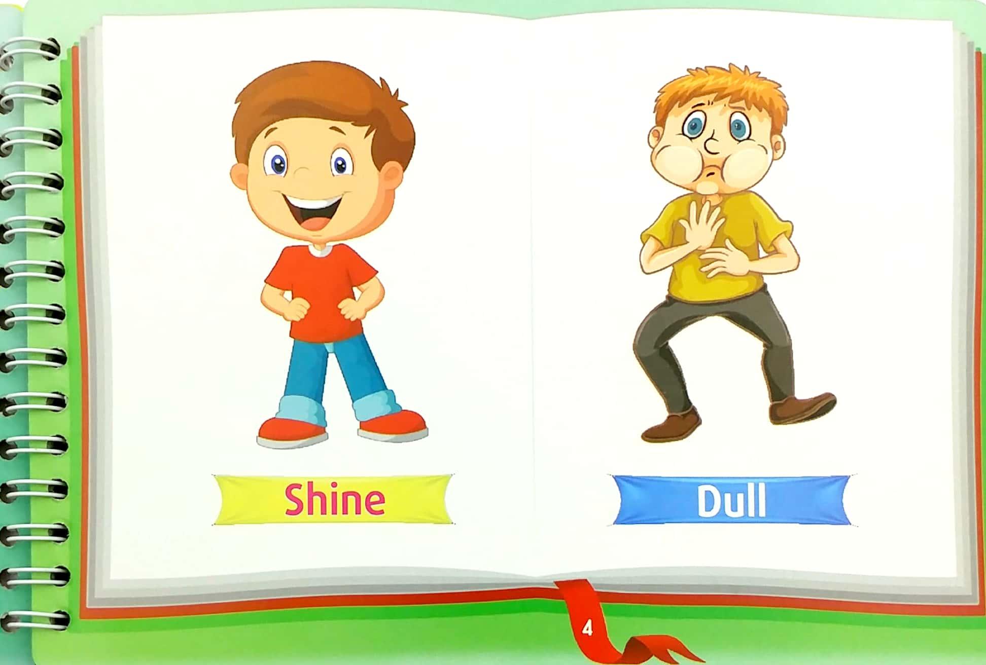 Những Cặp Từ Vựng Trái Nghĩa Và Trò Chơi Ghép Chữ - Opposite Words In Pictures (Tập 2)