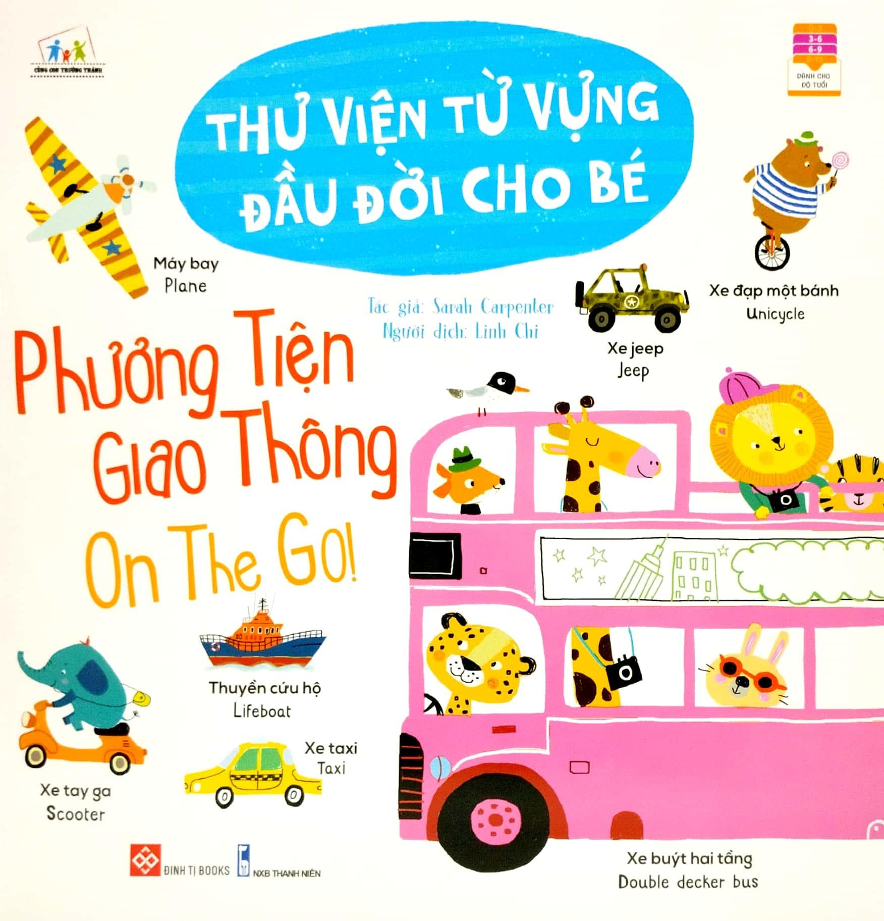 Bộ Cùng Con Trưởng Thành - Thư Viện Từ Vựng Đầu Đời Cho Bé (Bộ 4 Cuốn)