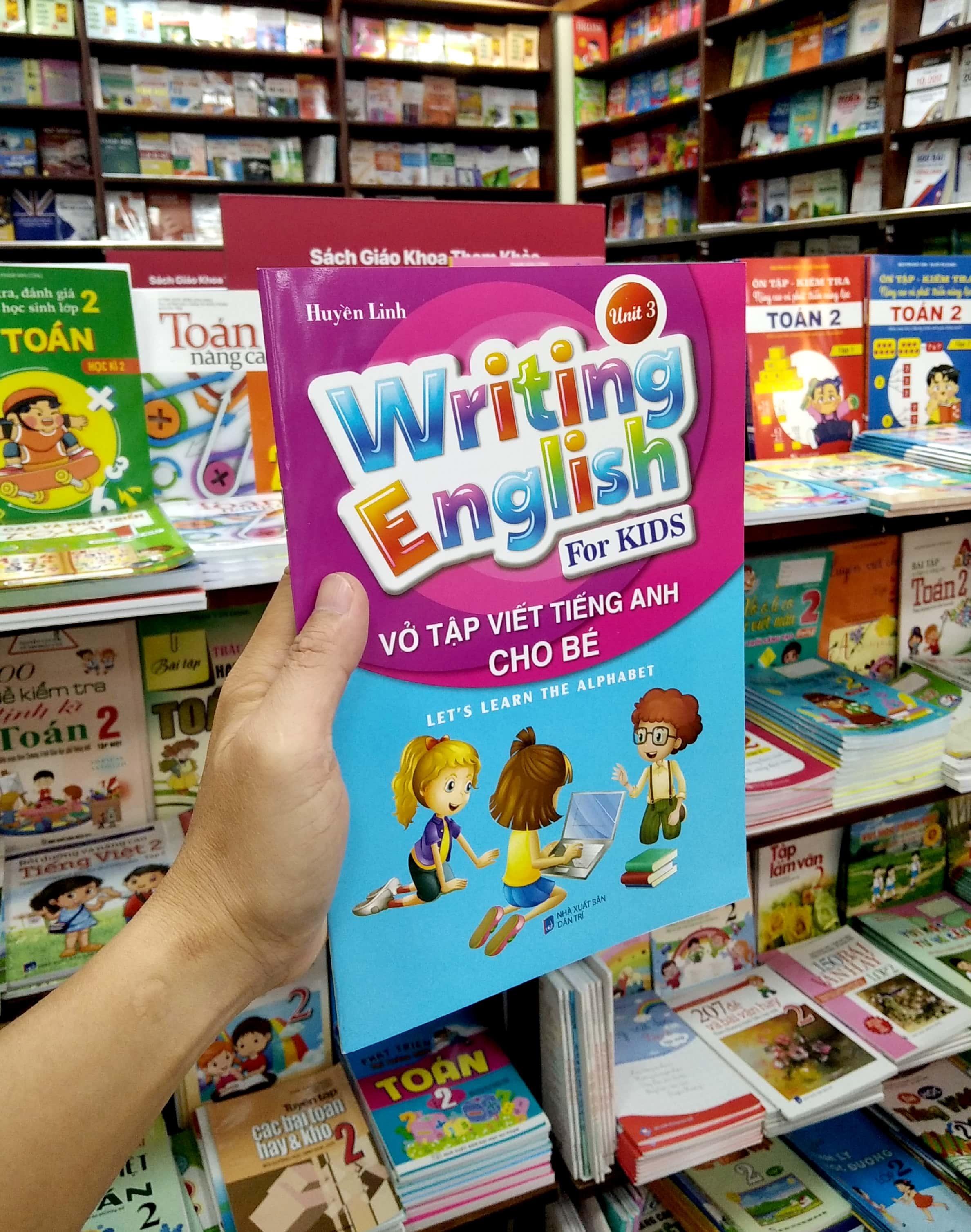 Vở Tập Viết Tiếng Anh Cho Bé - Tập 3