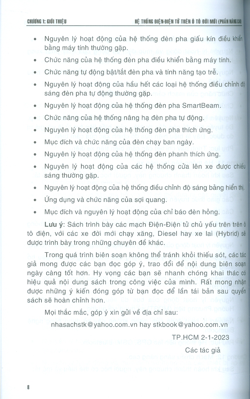 Hệ Thống Điện - Điện Tử Trên Ô Tô Đời Mới (Phần Nâng Cao) - Trần Qúy Hữu, Vy Thị Thanh Hường, Phạm Quang Huy