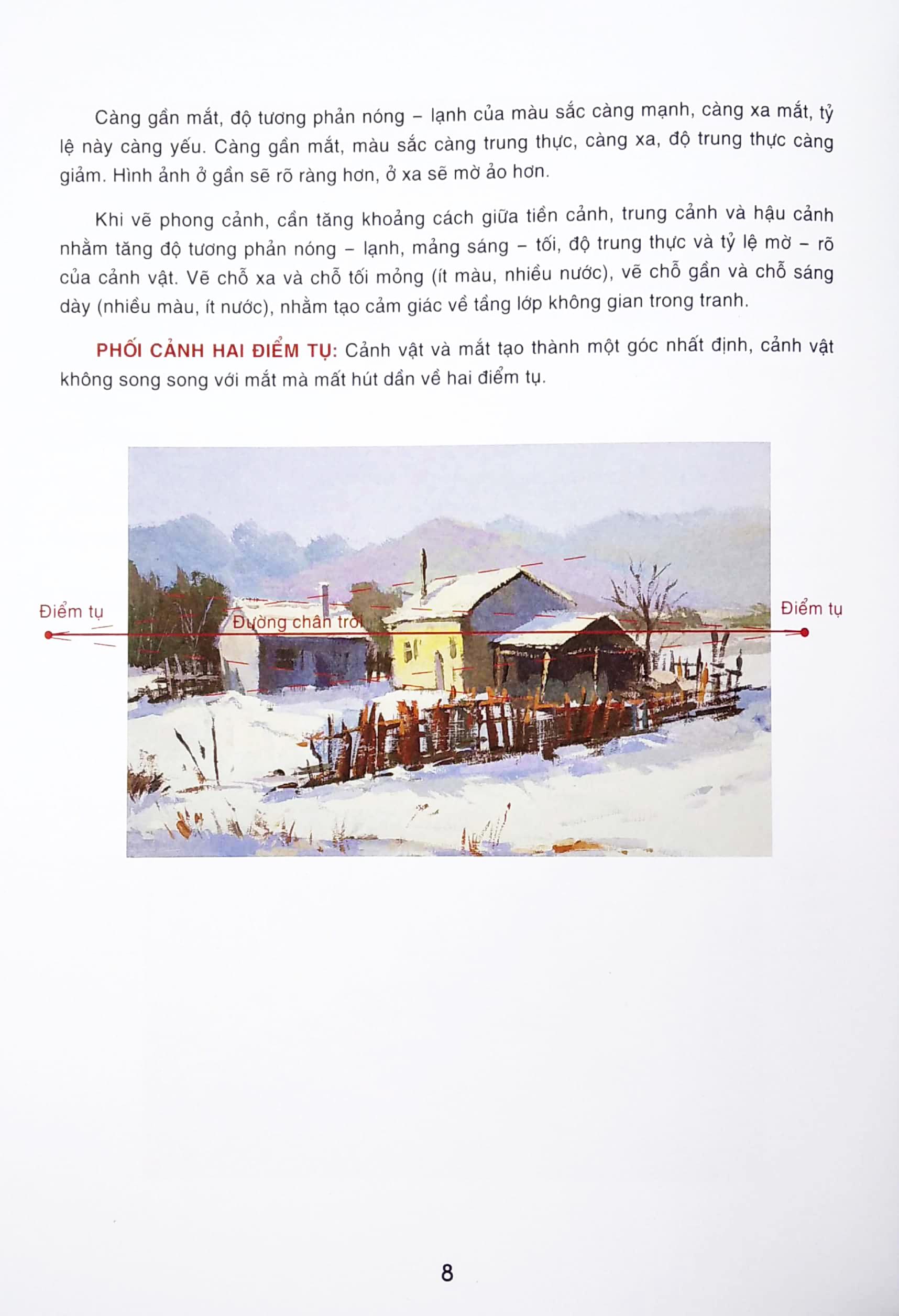 Bí Quyết Hội Họa - Vẽ Tranh Phong Cảnh ( Tái Bản 2022)