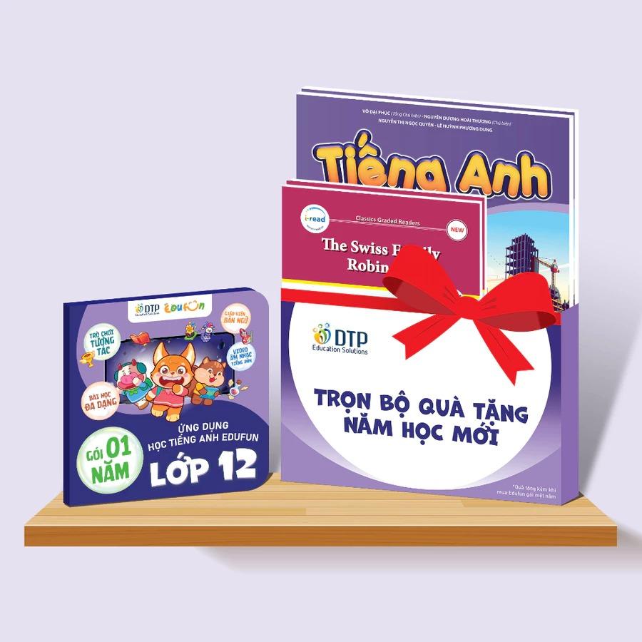 Gói Edufun Premium Level 12 (Thẻ Học Tiếng Anh EDUFUN + Tặng Kèm Sách Học Sinh, Sách Bài Tập, 2 Cuốn Truyện)