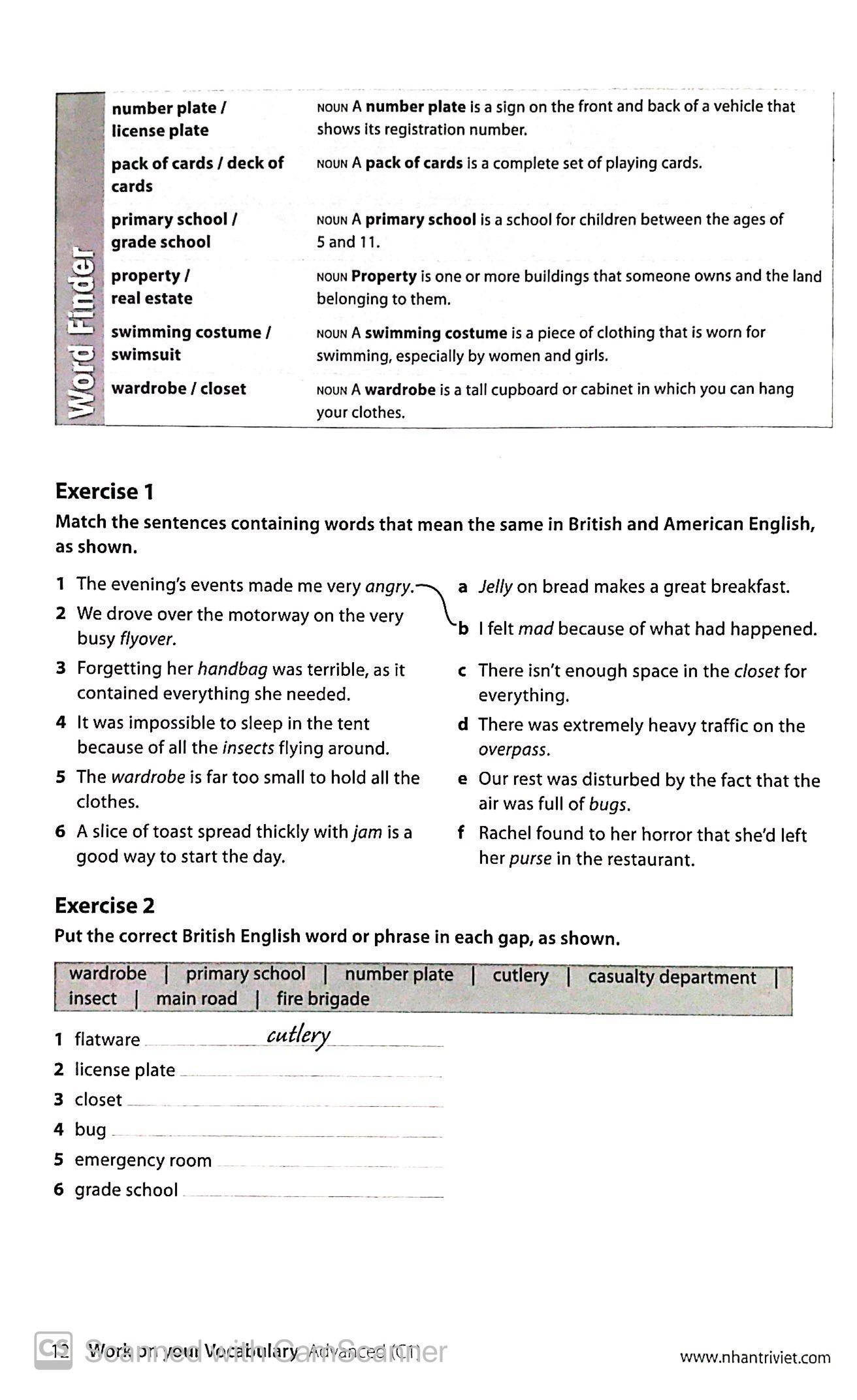 Collins Work On Your Vocabulary - Advanced C1