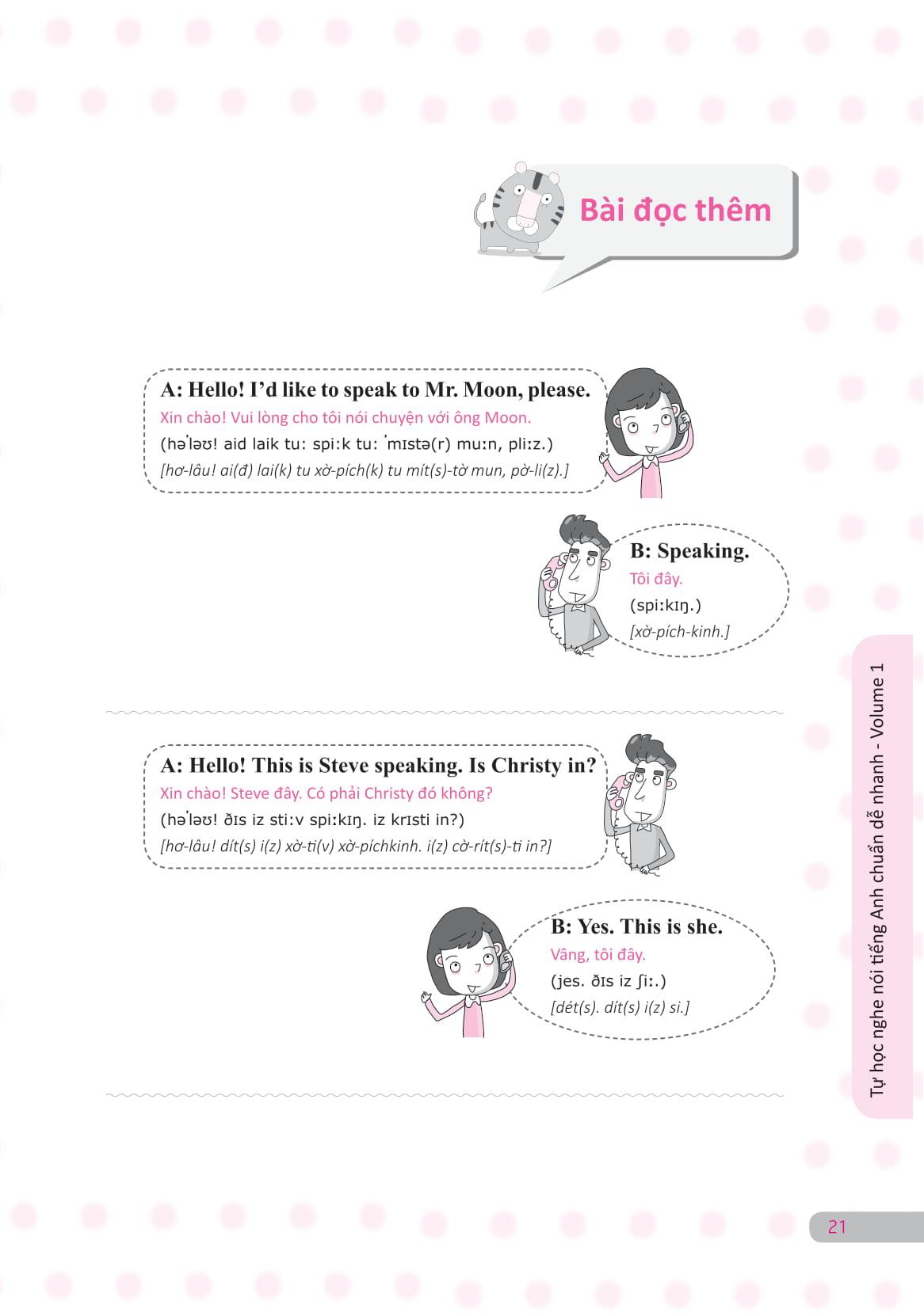 Tự Học Nghe Nói Tiếng Anh Chuẩn Dễ Nhanh Tập 1