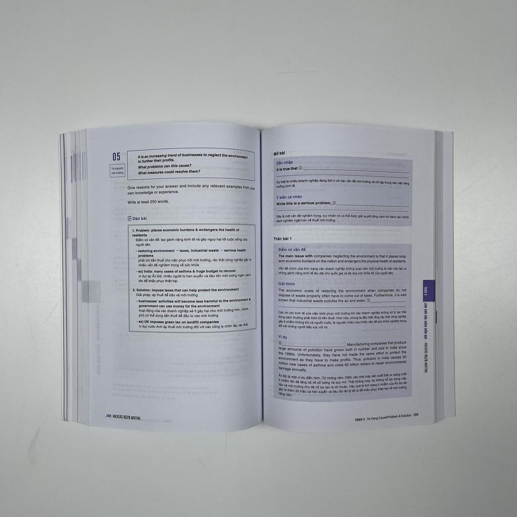 Sách Tiếng Anh - Hackers Ielts - Writing