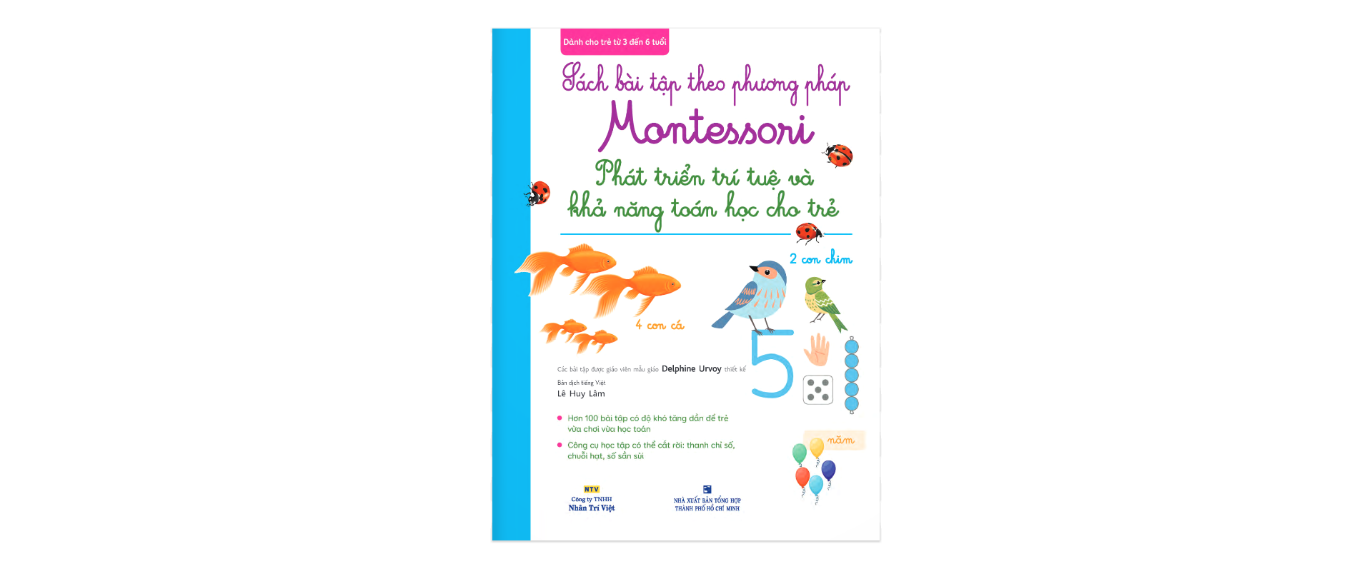 Sách Bài Tập Theo Phương Pháp Montessori - Phát Triển Trí Tuệ Và Khả Năng Toán Học Cho Trẻ