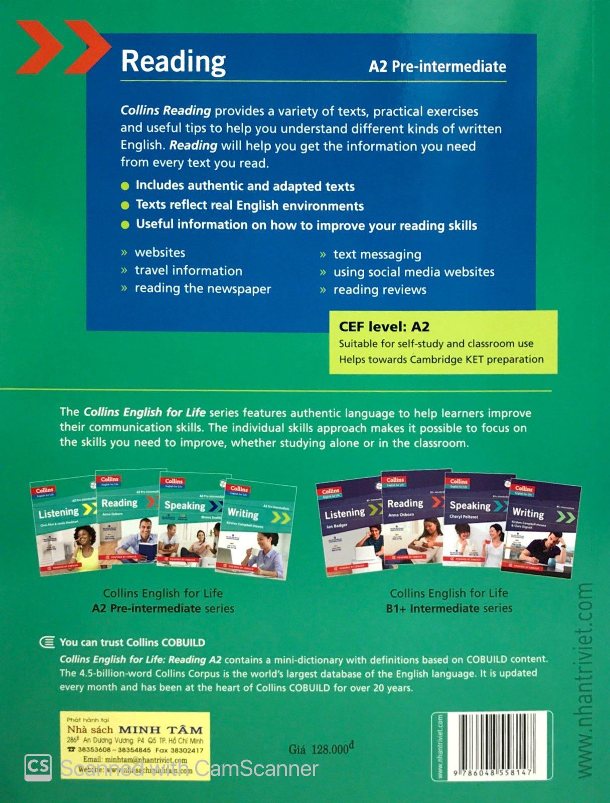 Collins English For Life - Reading (A2 Pre - intermediate)