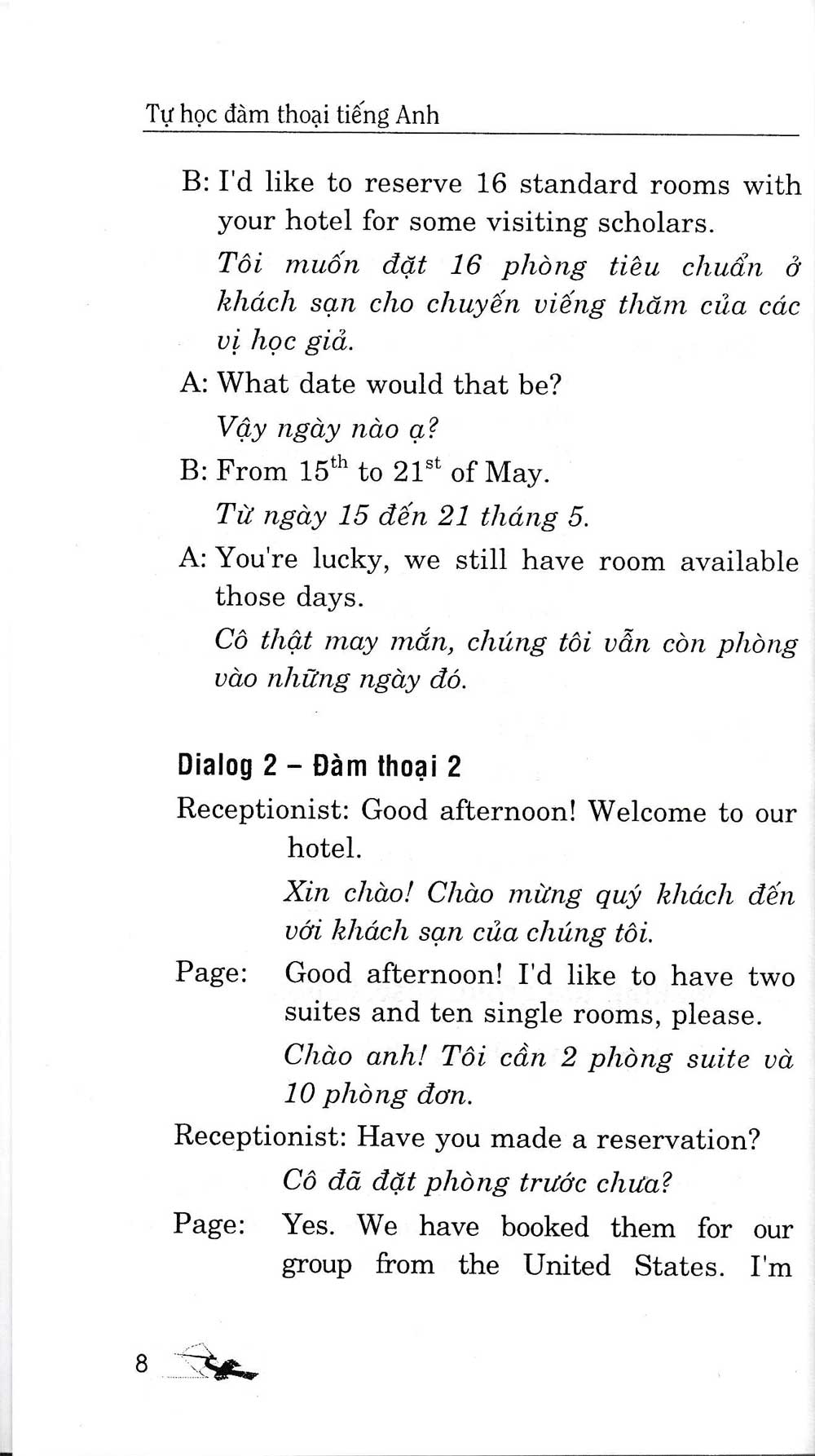 Tự Học Đàm Thoại Tiếng Anh Nhà Hàng - Khách Sạn (Kèm CD) (VL)