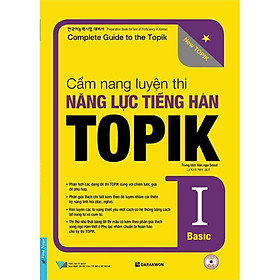 Sách Cẩm Nang Luyện Thi Năng Lực Tiếng Hàn TOPIK I (kèm CD) First News - Bản Quyền