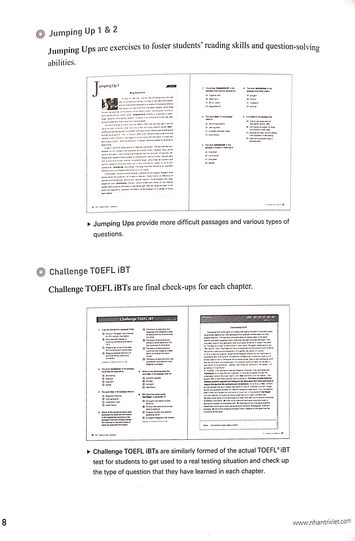 TOEFL iBT Activator Reading (Tập 3) - Advanced