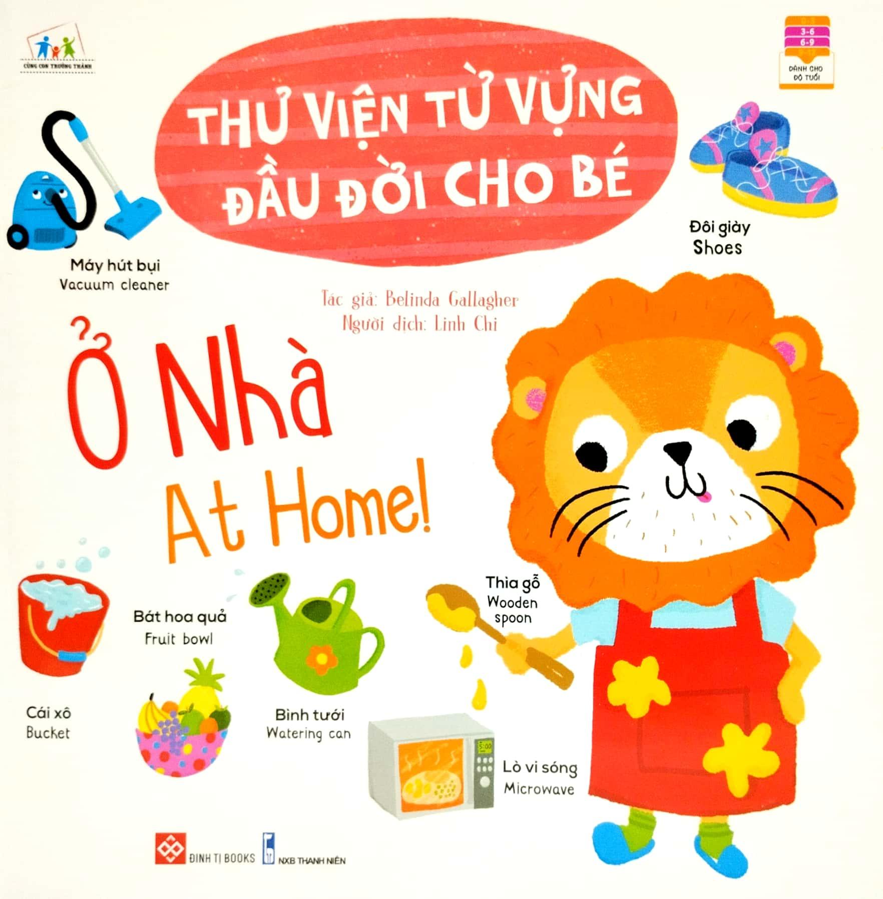 Bộ Cùng Con Trưởng Thành - Thư Viện Từ Vựng Đầu Đời Cho Bé (Bộ 4 Cuốn)