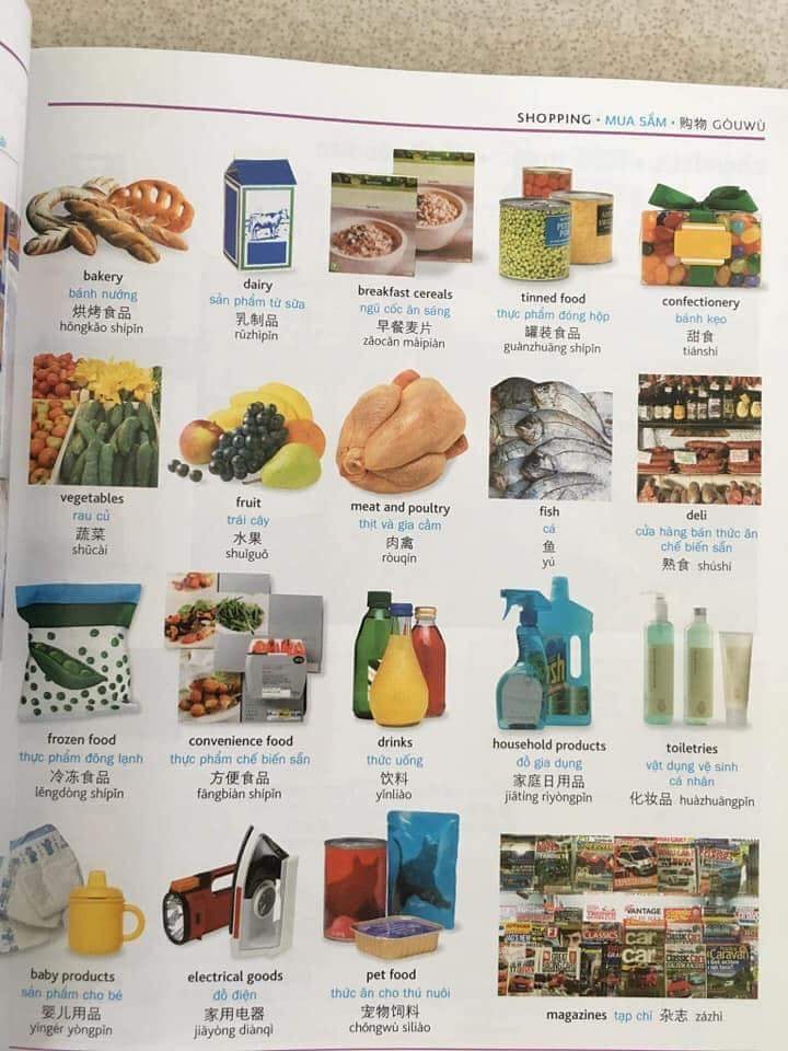 Combo 2 sách Từ điển hình ảnh Tam Ngữ Trung Anh Việt – Visual English Vietnamese Chinese Trilingual Dictionary + Phân tích đáp án các bài luyện dịch Tiếng Trung +DVD tài liệu