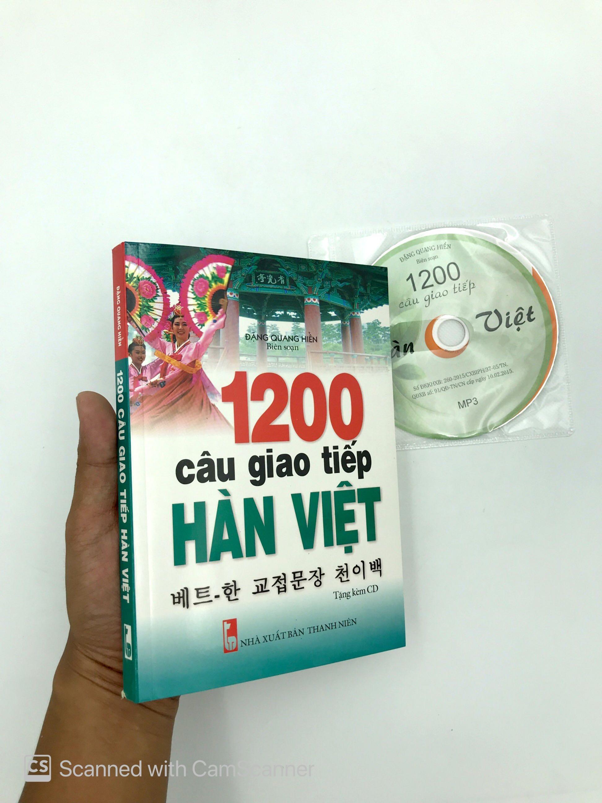 1200 Câu Giao Tiếp Hàn - Việt (Kèm CD)