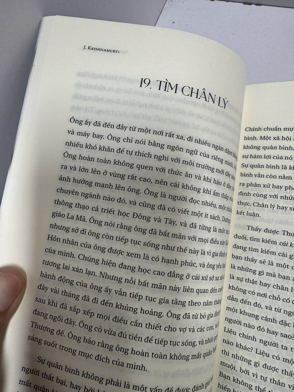 KRISHNAMURTI NÓI VỀ ĐỜI SỐNG (TẬP 1) – Jiddu Krishnamurti - Đào Hữu Nghĩa dịch – Thiện Tri Thức