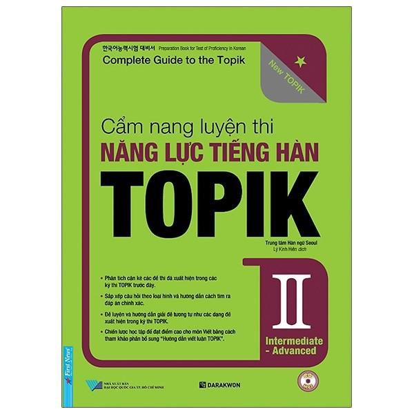 Sách - Combo Cẩm Nang Luyện Thi Năng Lực Tiếng Hàn TOPIK ( Tập 1 + Tập 2 ) + CD - First News