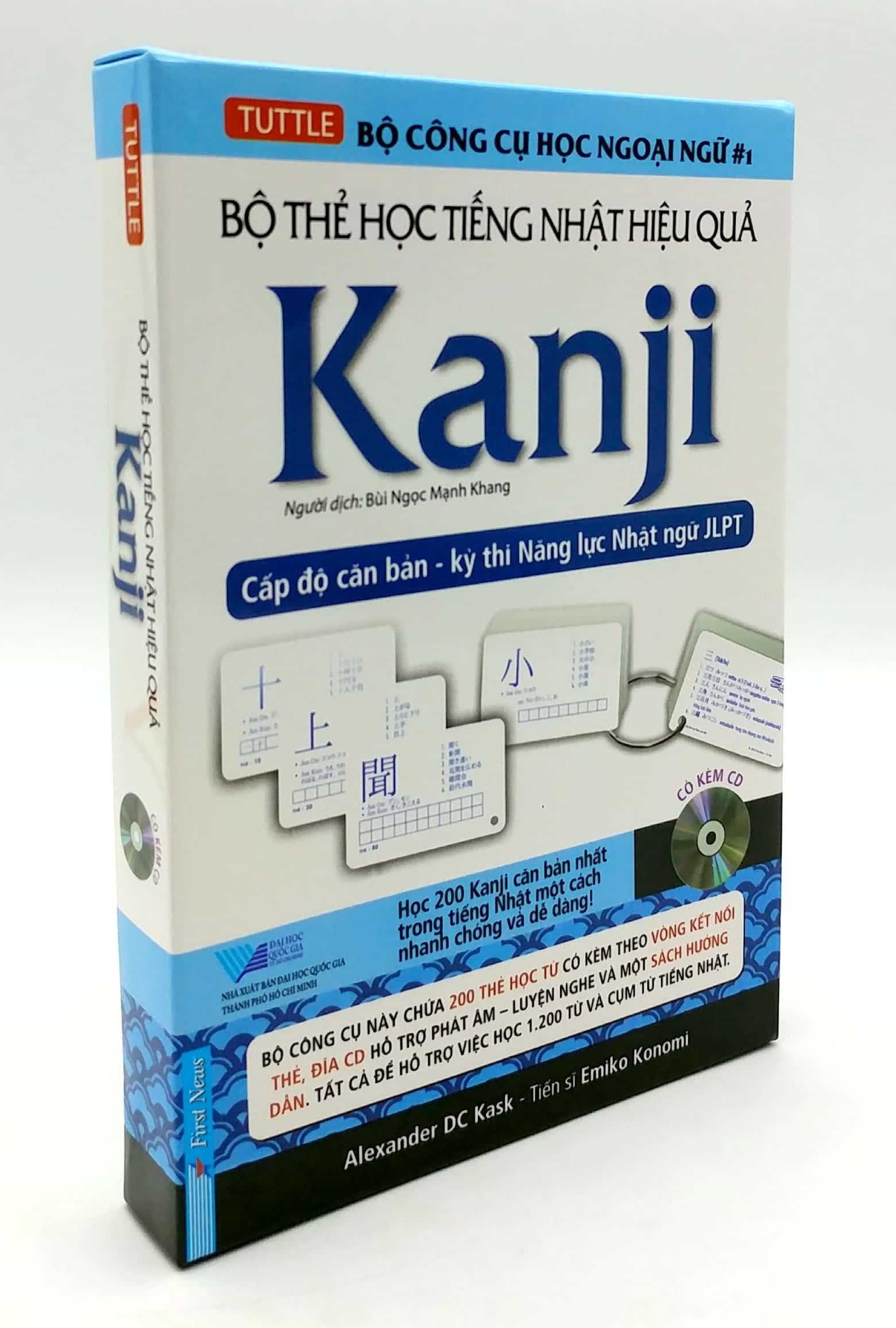 Sách - Bộ Thẻ Học Tiếng Nhật Hiệu Quả Kanji