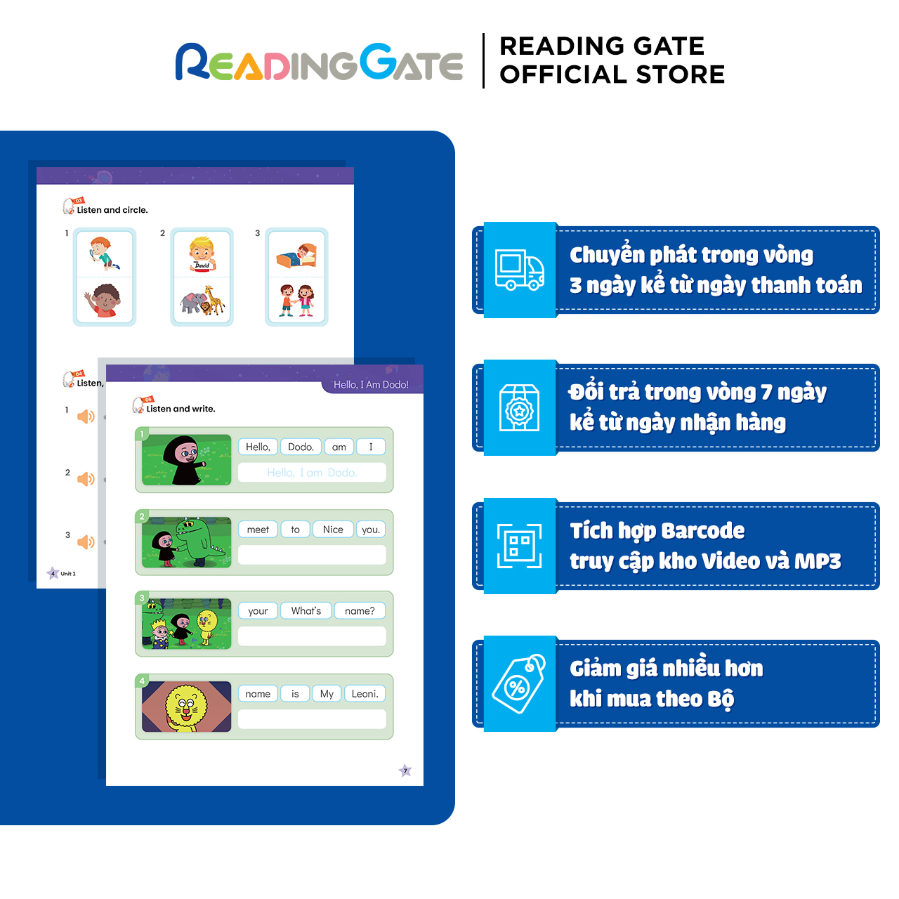 Sách DODO ABC WORKBOOK - SIGHT WORDS 1 READING GATE Cho Bé Từ 5 Đến 8 Học Ngữ Âm, Đánh Vần Tiếng Anh