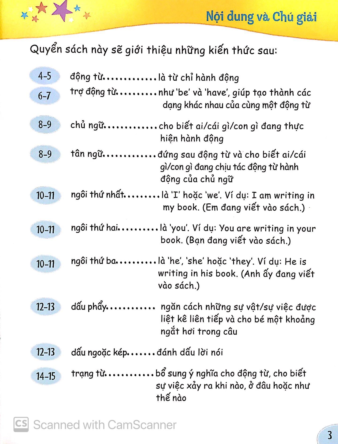 Bé Học Ngữ Pháp Tiếng Anh: Động Từ