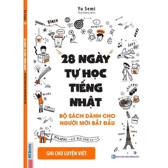 Sách - 28 Ngày Tự Học Tiếng Nhật Dành Cho Người Mới Bắt Đầu - Combo 2 Cuốn - MCBooks