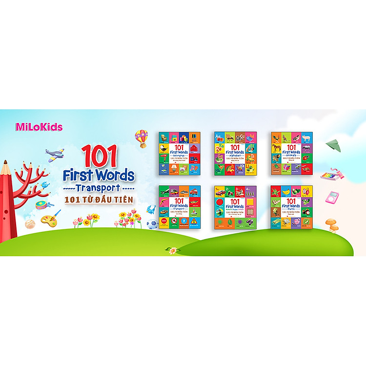 101 First Words: Numbers - Shapes - Colours (101 Từ Đầu Tiên: Chữ Số - Hình Dạng - Màu Sắc)