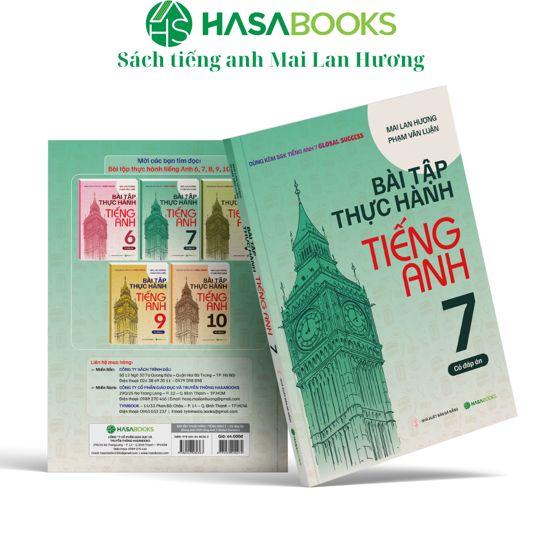Bài Tập Thực Hành Tiếng Anh 7 Global Success (Có Đáp Án) - Mai Lan Hương