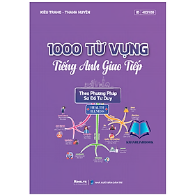 Sách - 1000 Từ Vựng Tiếng Anh Giao Tiếp Theo Phương Pháp Sơ Đồ Tư Duy (Moon)