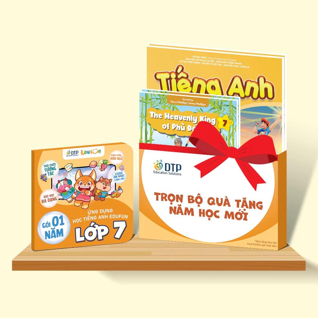 Gói Edufun Premium Level 7 (Thẻ Học Tiếng Anh EDUFUN + Tặng Kèm Sách Học Sinh, Sách Bài Tập, 2 Cuốn Truyện)