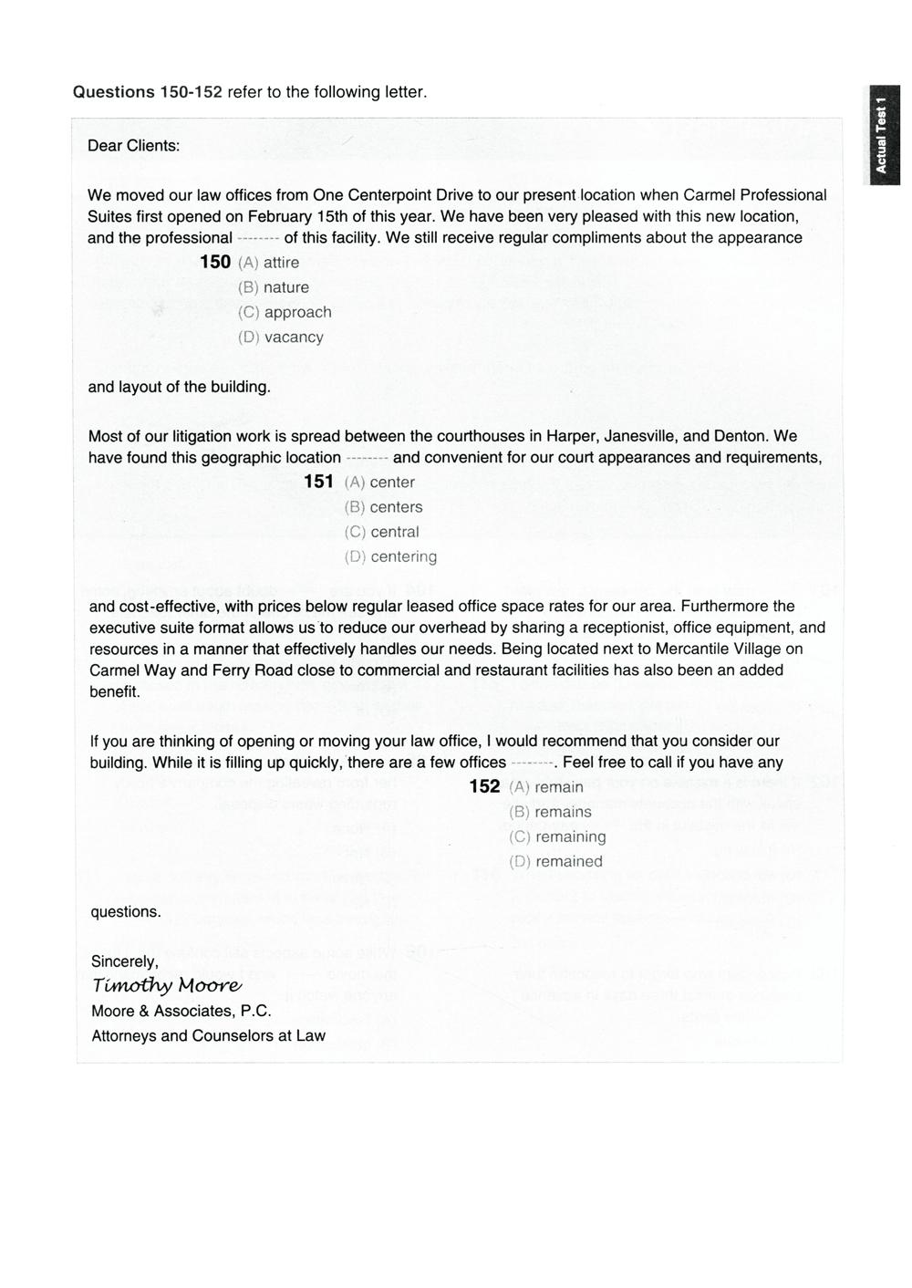 New TOEIC Actual Test Part 5,6 (Không CD)
