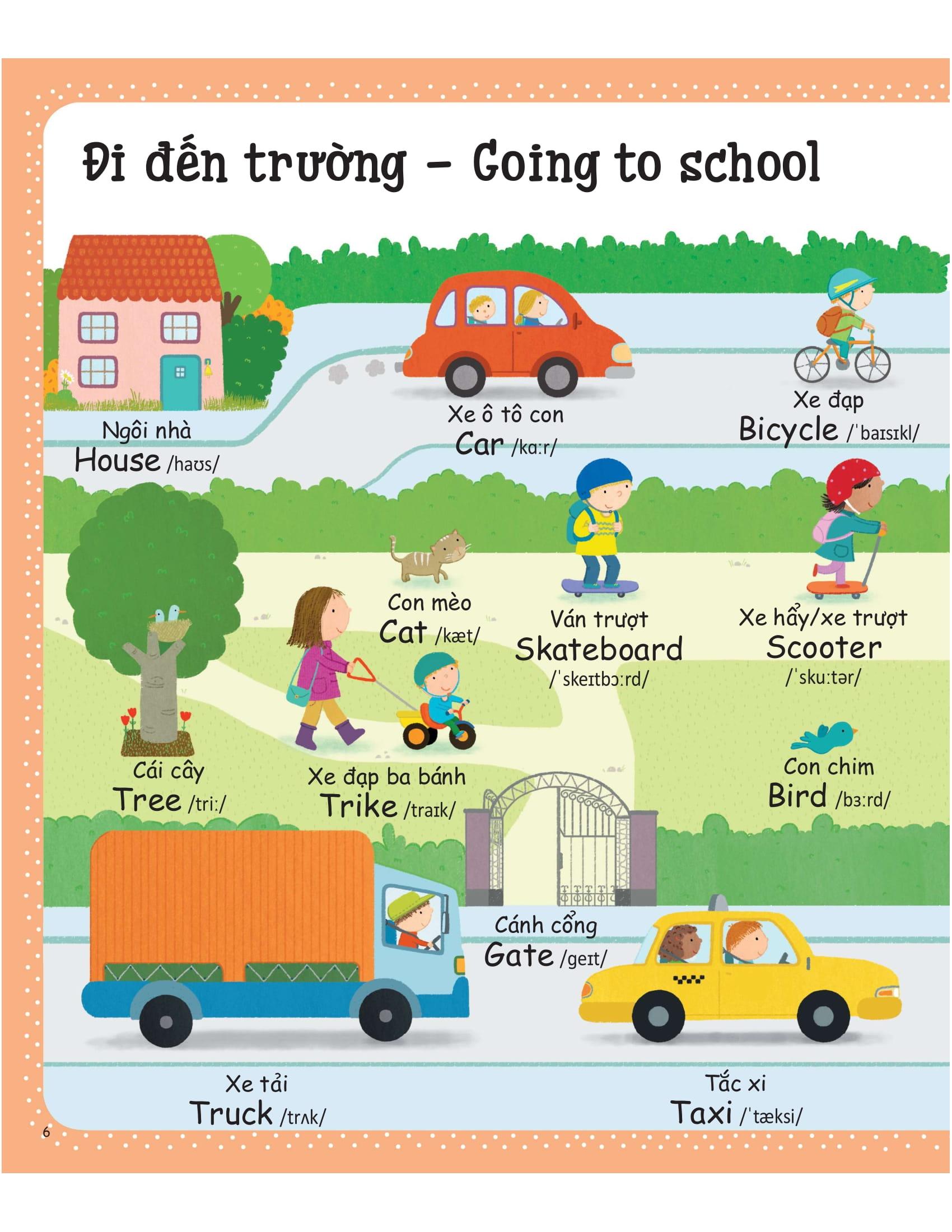 Cuốn Sách Từ Vựng Đầu Tiên Của Tôi - My First Word Book- Trường Học - School