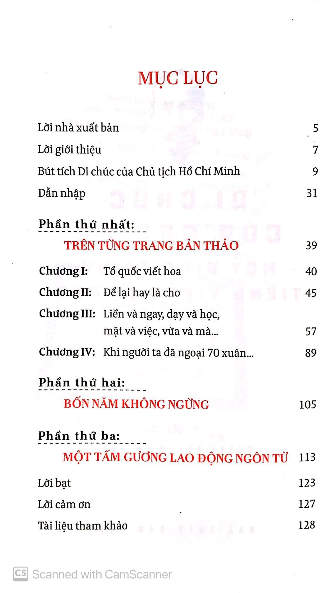 Di Sản Hồ Chí Minh - Di Chúc Của Bác Hồ - Một Giáo Trình Tiếng Việt Độc Đáo (Tái Bản)