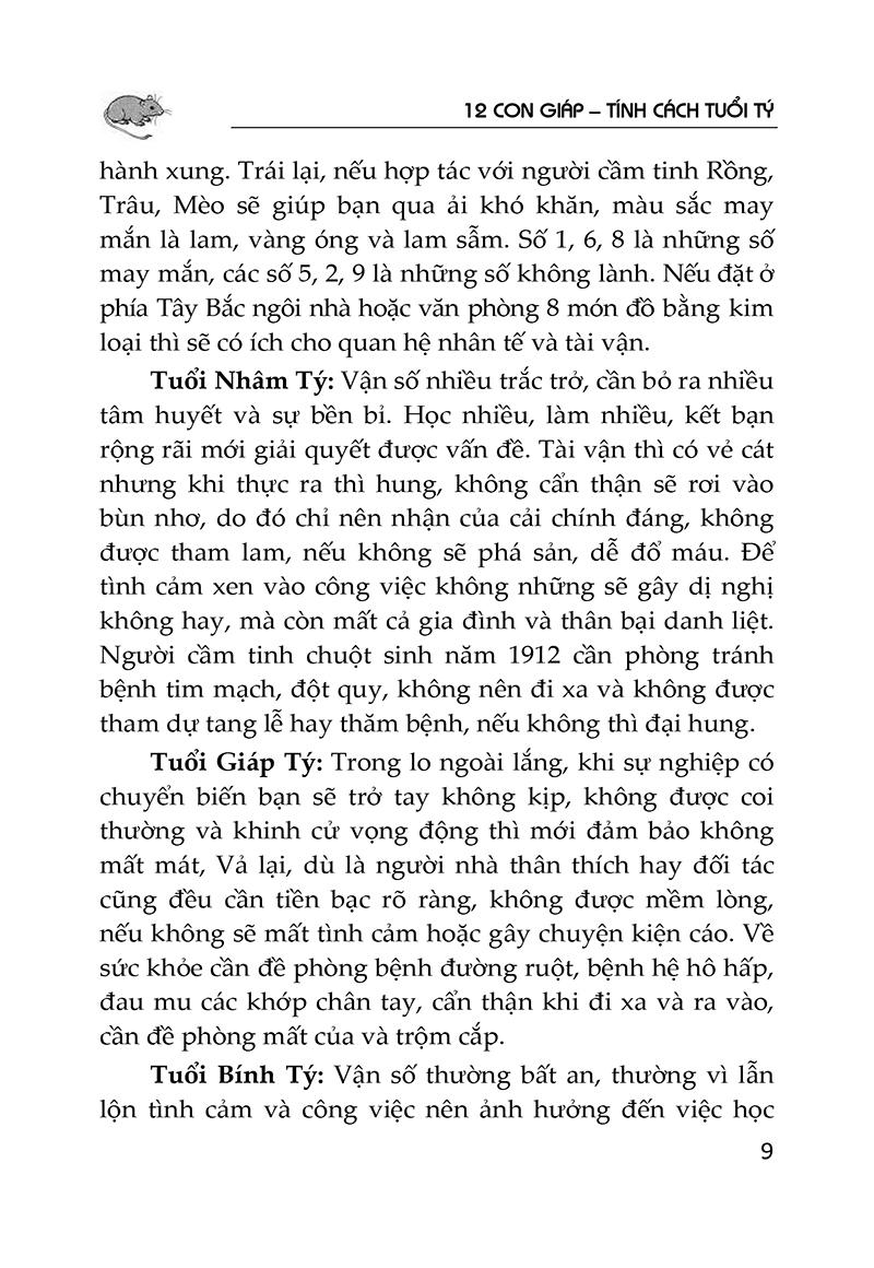 Tìm Hiểu Tính Cách Con Người Qua Năm Sinh Tuổi Tý