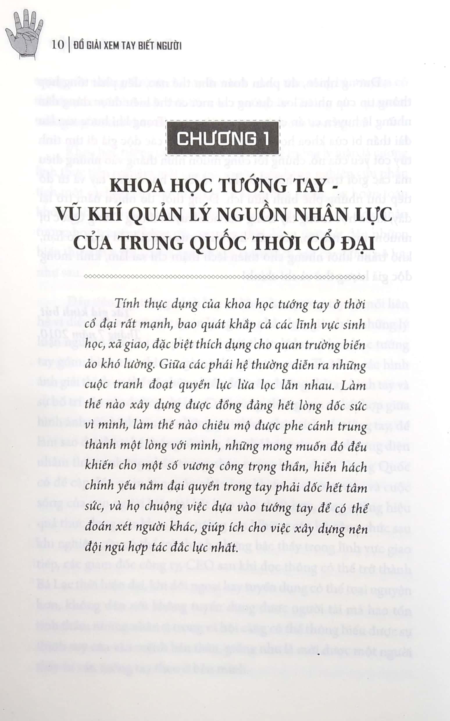 Đồ Giải Xem Tay Biết Người - Quản Lý Nguồn Nhân Lực Của Trung Quốc Cổ Xưa (Bìa Cứng)
