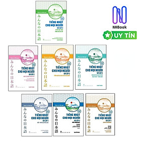 Combo Sách Học Tiếng Nhật-Bộ Minna no Nihongo-Tiếng Nhật Cho Mọi Người-Sơ Cấp 2-Trọn Bộ 7 Cuốn : Hán Tự +Bản Tiếng Nhật+25 Bài Luyện Nghe +Viết- Nhớ Các Mẫu Câu +Bản Dịch Và Giải Thích Ngữ Pháp-Tiếng Việt +Tổng Hợp Các Bài Tập Chủ Điểm + 25 Bài Đọc Hiểu