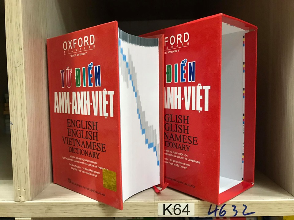 Từ điển Oxford Anh Anh Việt ( bìa đỏ hộp )( tái bản mới nhất 2020 kt)