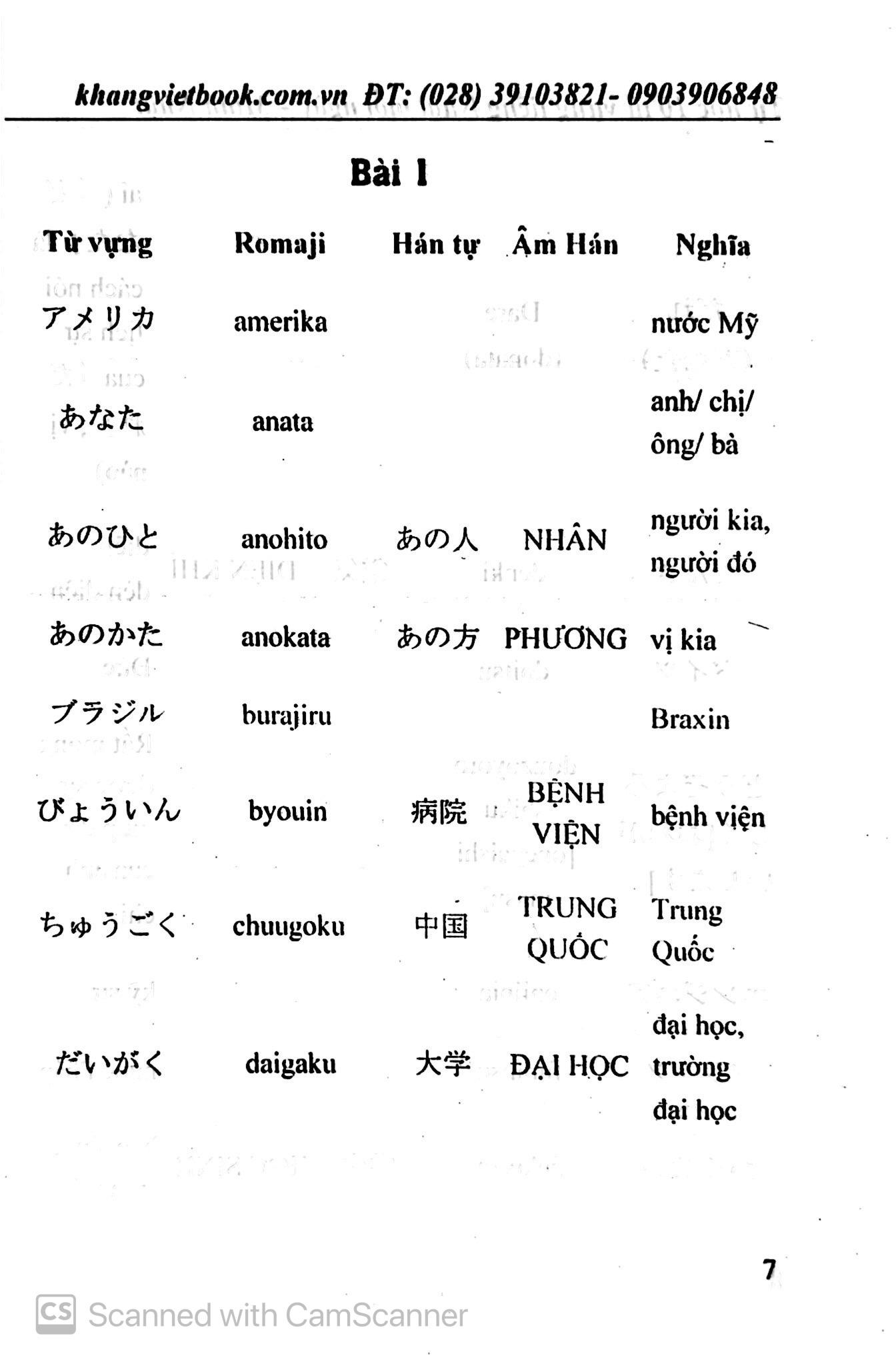 Tự Học 10 Từ Vựng Tiếng Nhật Mỗi Ngày