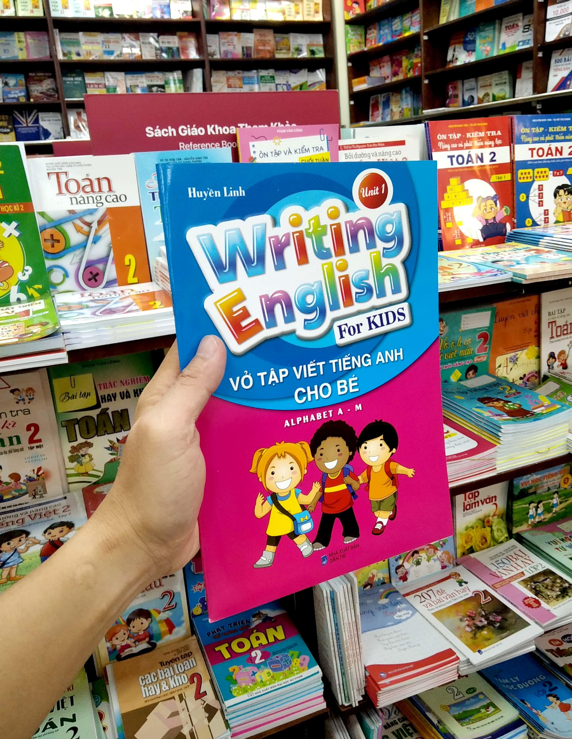 Vở Tập Viết Tiếng Anh Cho Bé - Tập 1
