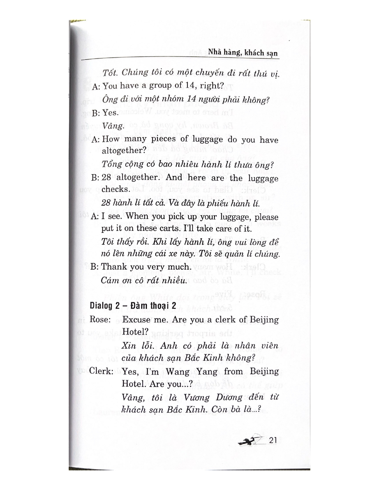 Tự Học Đàm Thoại Tiếng Anh Nhà Hàng Khách Sạn (Kèm CD)